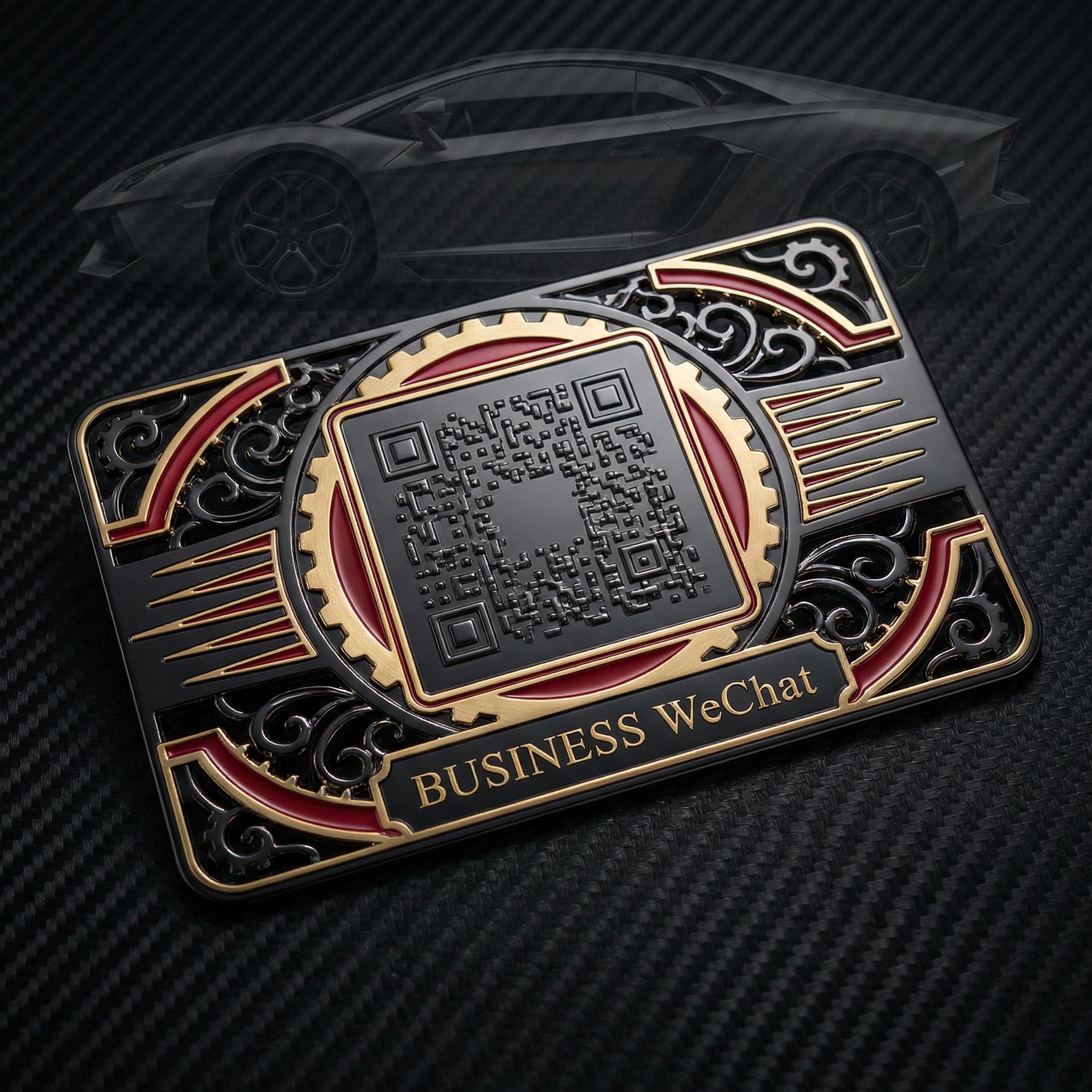 高清3D动漫商务二维码